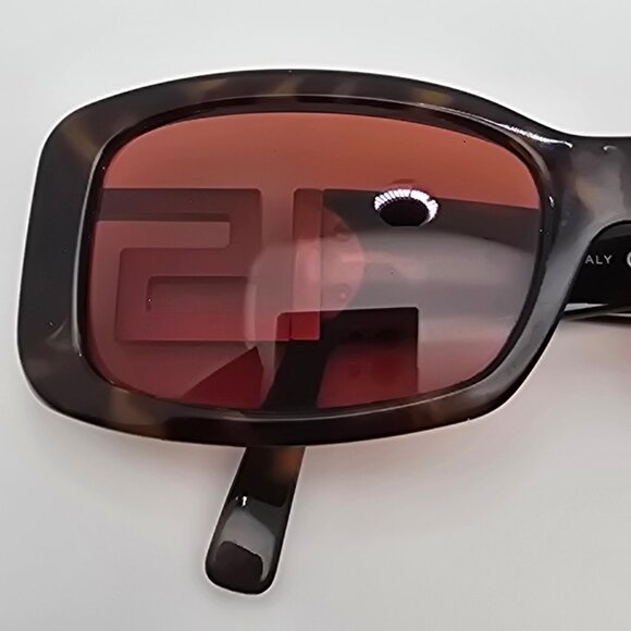 Versace Mod. 4111-B 108/3 Dark Tortoise Rhinestone Frame Brown Lens Sunglasses main image 9